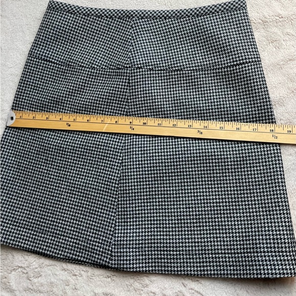 APC Skirt Wool Blend houndstooth mini womens size 34 dark academia preppy - Picture 9 of 11